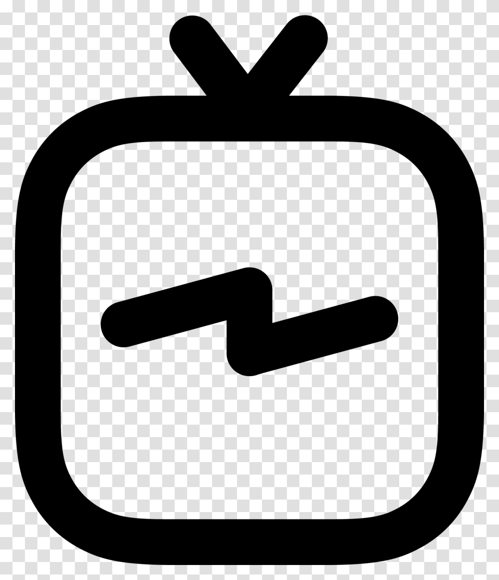 Igtv Logo Black Vector, Label, Number Transparent Png