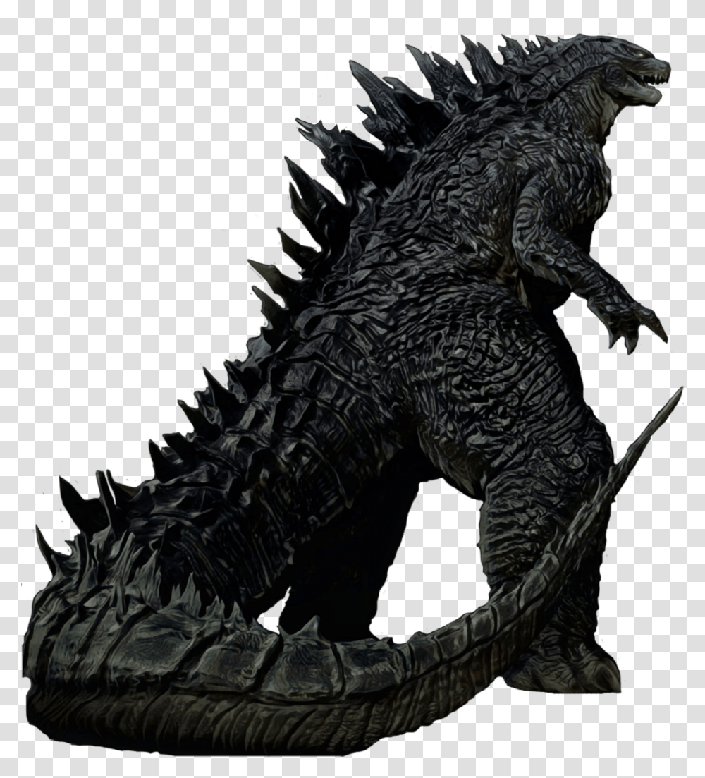 Iguana Clipart Black And White Godzilla 2014 Legendary Godzilla, Dragon, Dinosaur, Reptile, Animal Transparent Png
