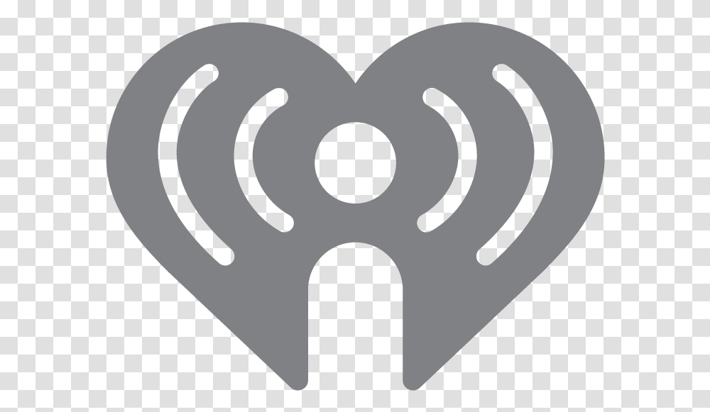 Iheartmedia Logo Iheartradio Logo, Stencil Transparent Png