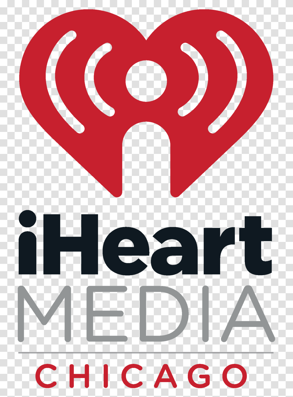 Iheartmedia Logo Ihm Vertical Color Chicago Iheartmedia Chicago, Poster, Advertisement Transparent Png