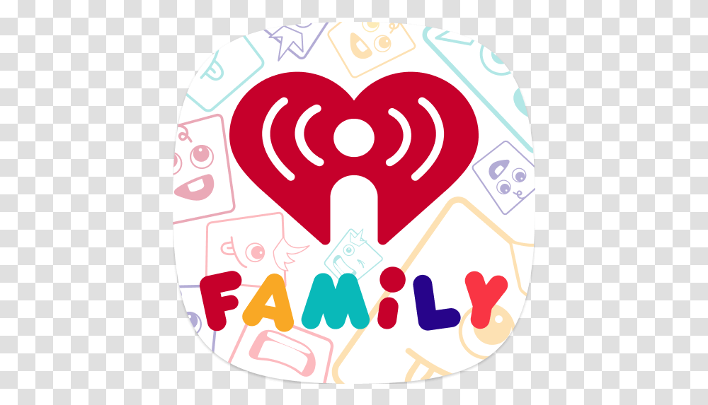 Iheartradio Family Apps On Google Play Logo Iheartradio Logo, Text, Poster, Advertisement Transparent Png