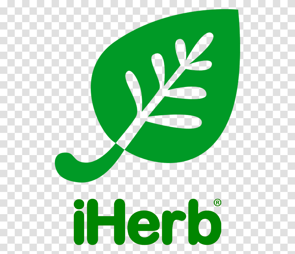 Iherb Logo And Symbol Meaning History Iherb Logo, Leaf, Plant, Green, Trademark Transparent Png