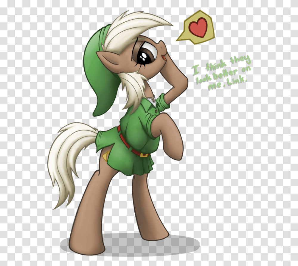 Ihink They Look Belter On Me Link Pony Princess Celestia Link And Epona Mlp, Elf, Toy, Book, Outdoors Transparent Png