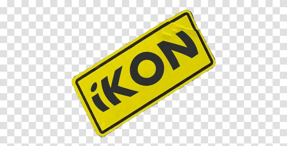 Ikon Sticker Solid, Text, Label, Symbol, Road Sign Transparent Png