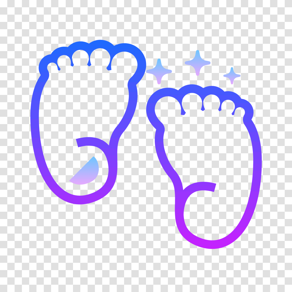 Ikonka Baby Feet, Footprint Transparent Png