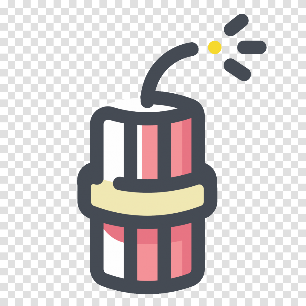 Ikonka Dynamite, Bomb, Weapon, Weaponry, Cylinder Transparent Png