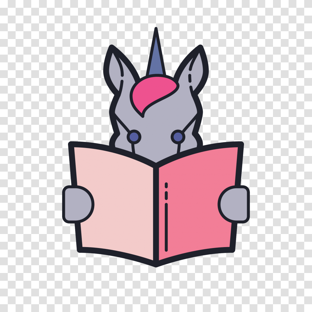 Ikonka Reading Unicorn, Birthday Cake, Dessert, Food, Book Transparent Png