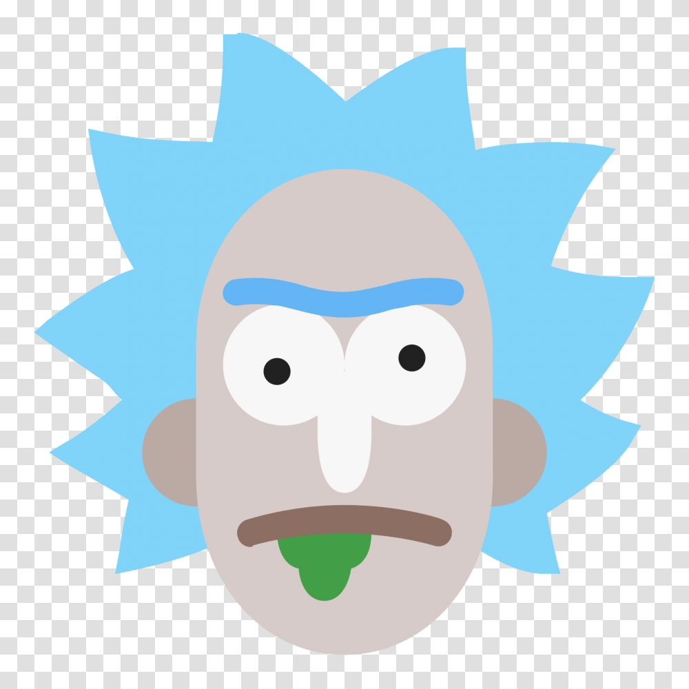 Ikonka Rick Sanchez, Label Transparent Png