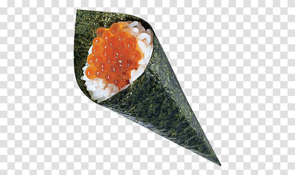 Ikura Hand Roll, Arrowhead, Sushi, Food Transparent Png