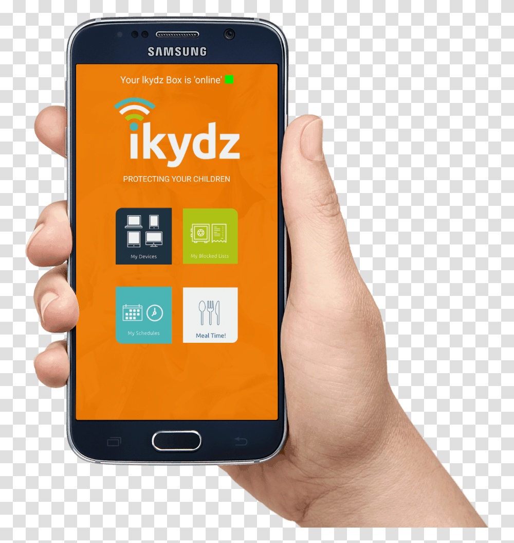 Ikydz App Hand, Person, Human, Mobile Phone, Electronics Transparent Png
