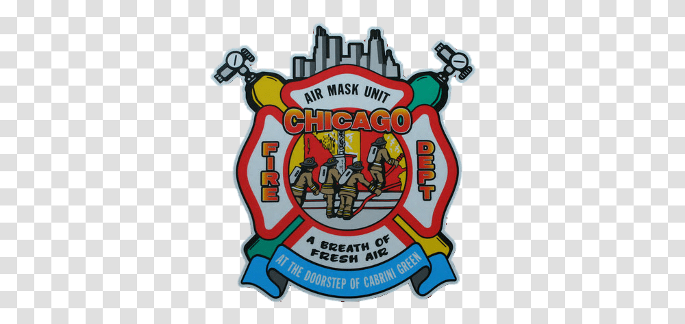 Il Chicago Fire Department Breathing Apparatus Illustration, Logo, Symbol, Trademark, Poster Transparent Png