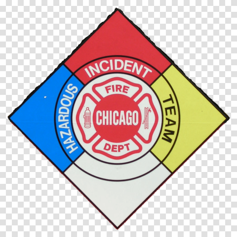 Il Chicago Fire Department Hazmat Chicago Fire Department, Logo, Symbol, Trademark, Label Transparent Png