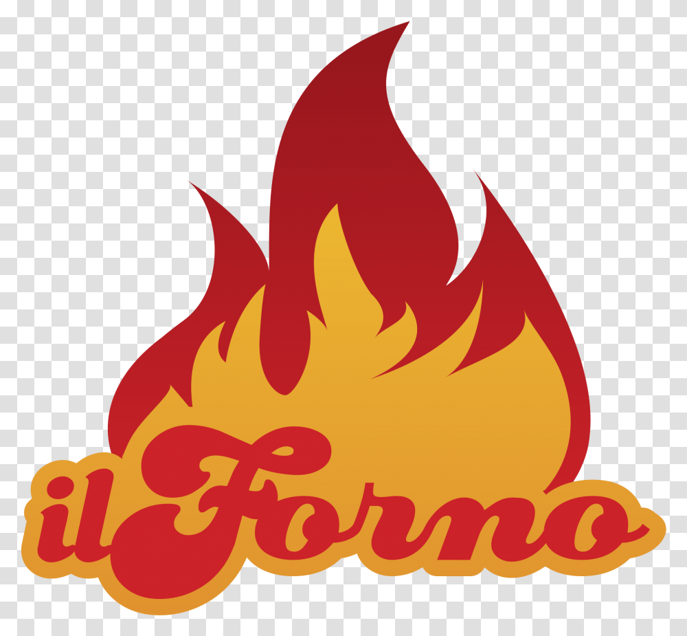 Il Forno Logo Il Forno, Fire, Flame, Bonfire Transparent Png
