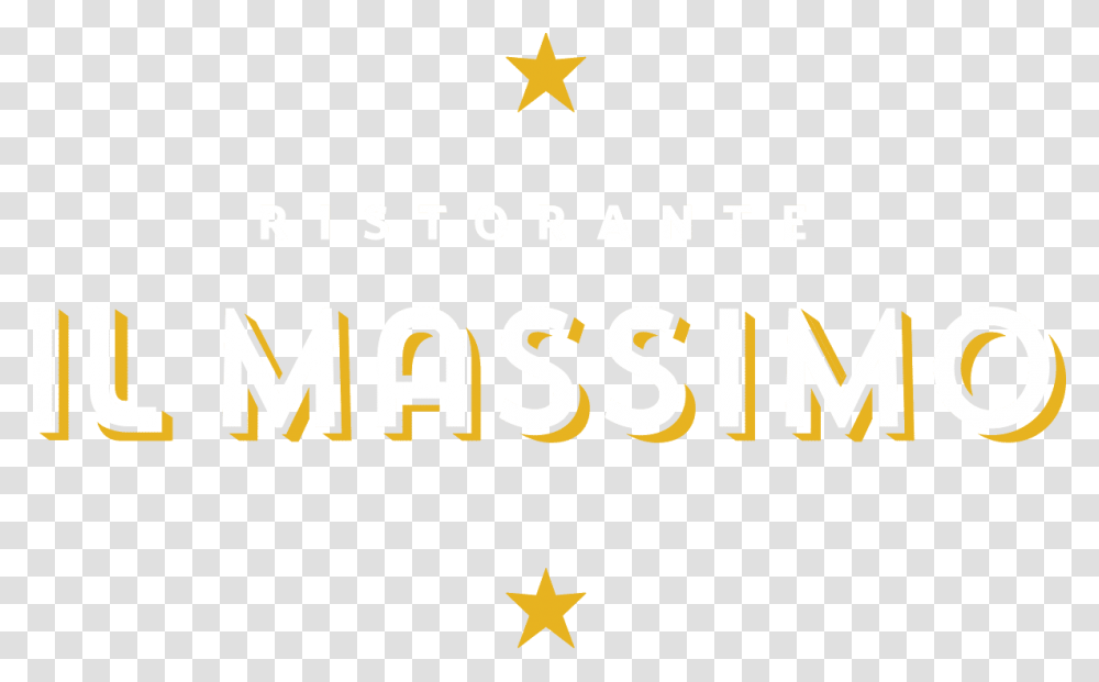 Il Massimo Restaurant Graphic Design, Star Symbol, Alphabet Transparent Png