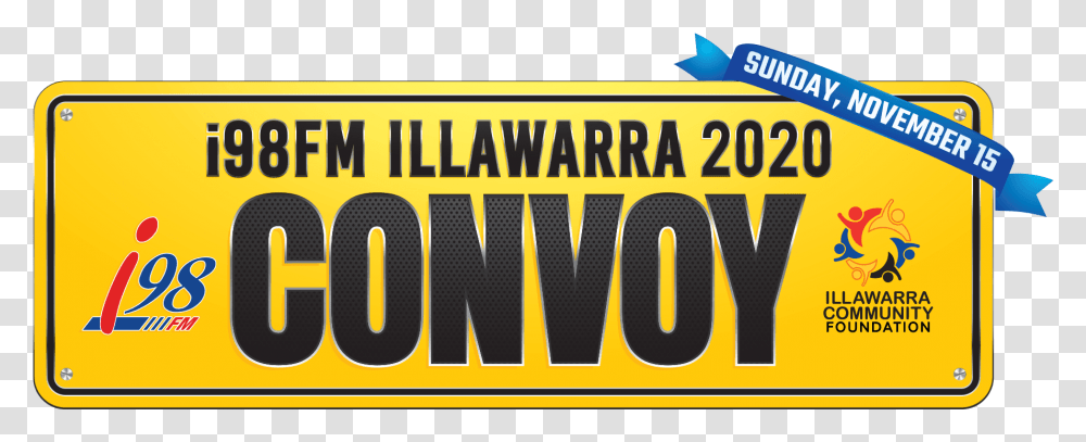Illawarra Convoy Signage, Vehicle, Transportation, License Plate Transparent Png