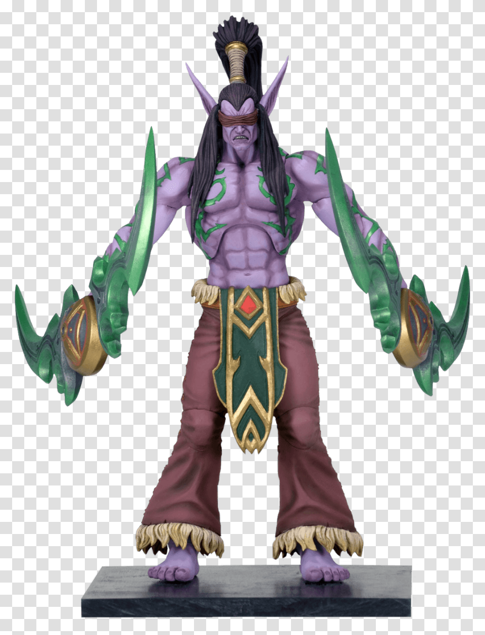 Illidan Heroes Of The Storm Figure Heroes Of The Storm Illidan Figure, Toy, Person, Human, World Of Warcraft Transparent Png