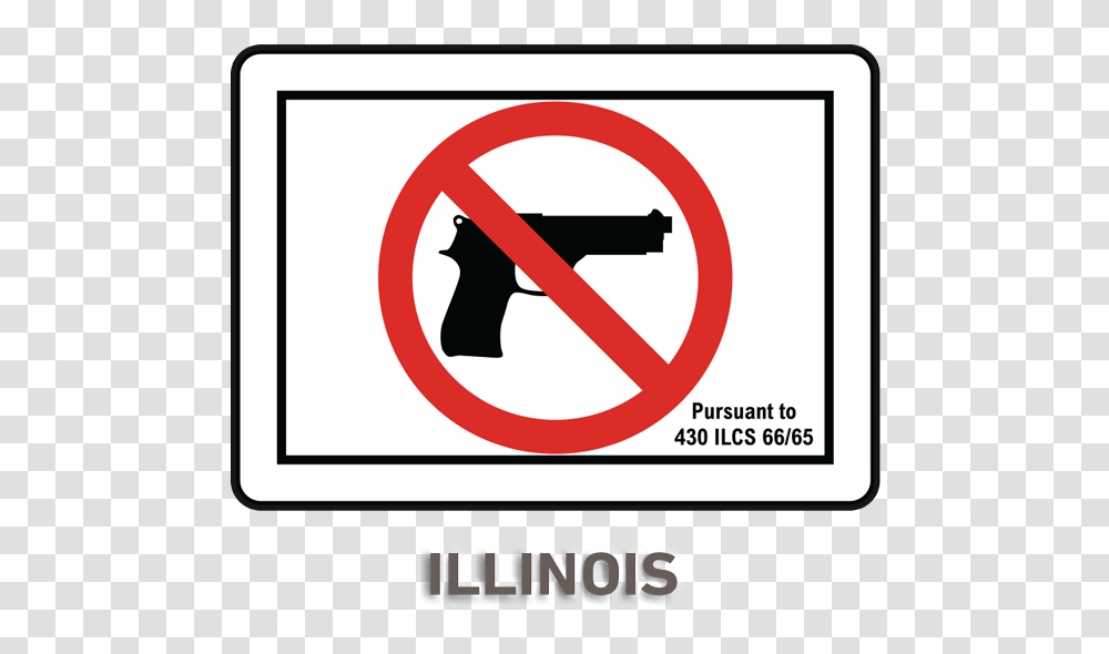 Illinois Firearms Prohibited Sign, Road Sign, Number Transparent Png