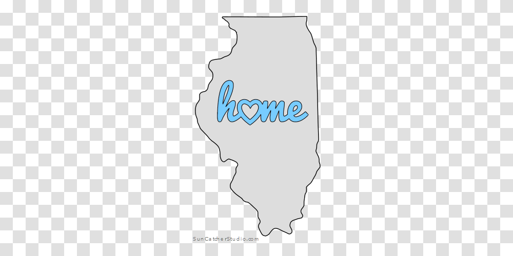 Illinois Home Heart Stencil Pattern Template Shape Map Of Illinois Cities, Face, Person, Pillow, Cushion Transparent Png