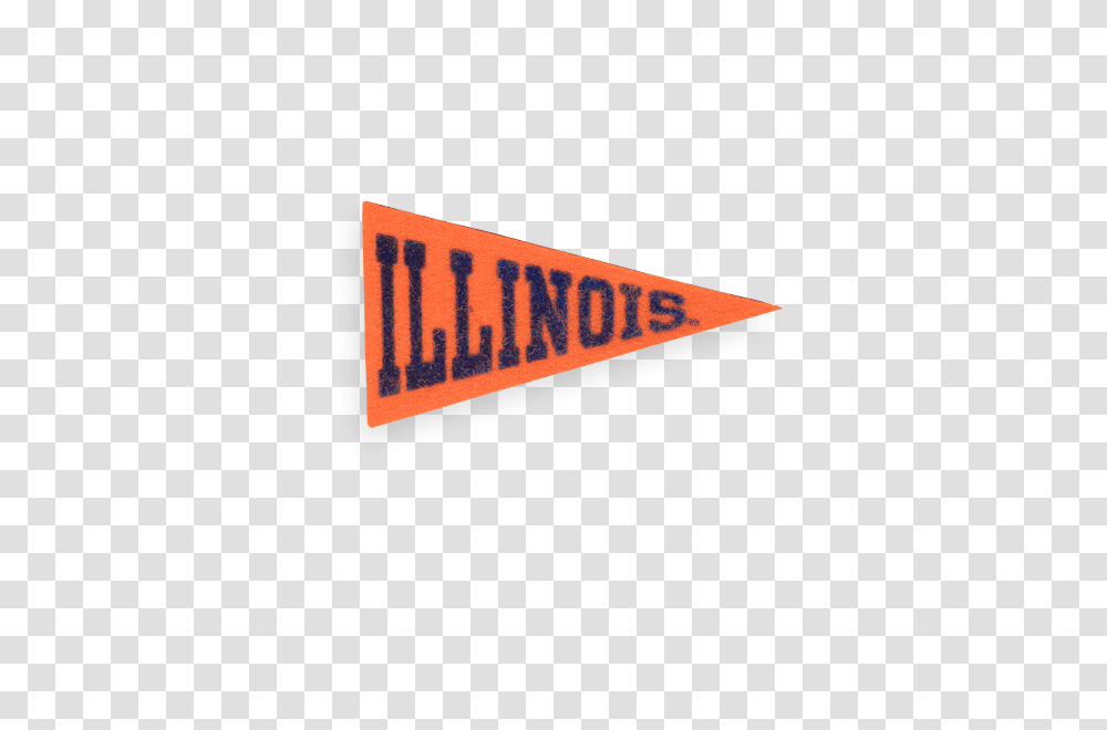 Illinois Mini Pennant Magnet, Triangle, Arrowhead Transparent Png