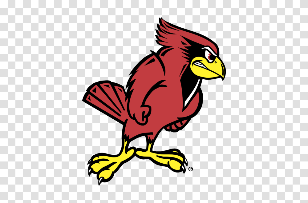 Illinois State Redbird Logo Vector, Animal, Cardinal, Beak Transparent Png