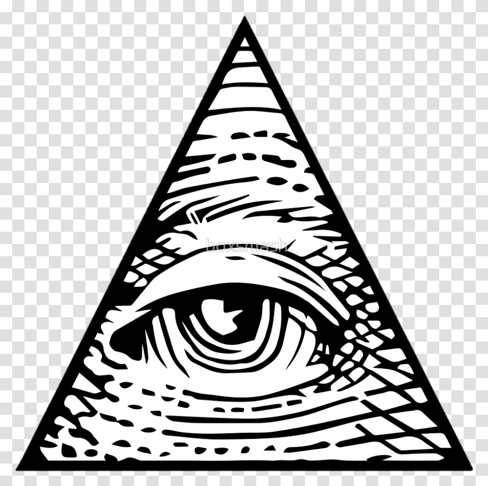 Illuminati All Seeing Eye, Apparel, Party Hat, Triangle Transparent Png