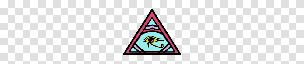 Illuminati Eye Of Horus Gift Idea, Triangle Transparent Png