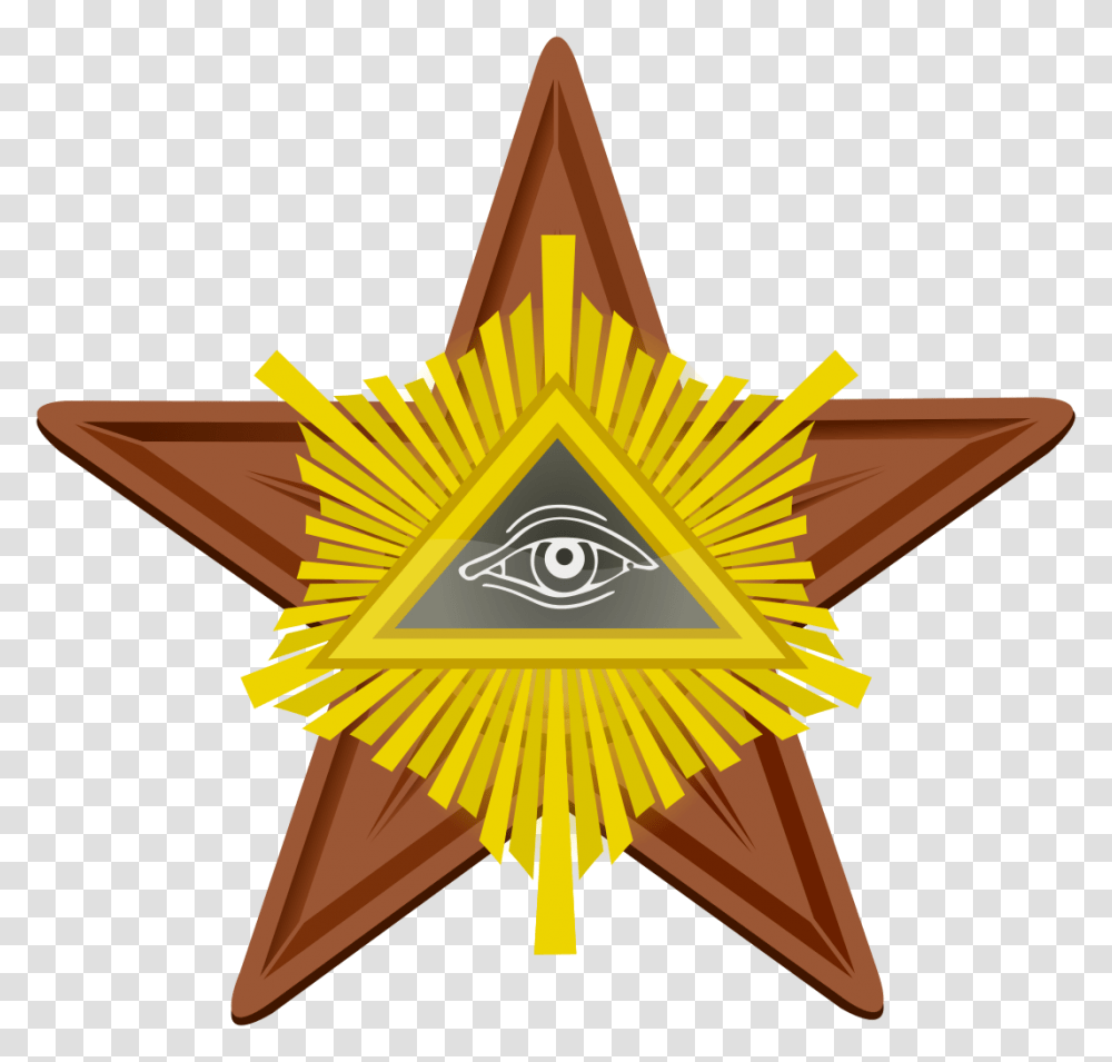 Illuminati Eye Of Providence Secret Society Freemasonry Evolution Of Indian Cinema, Star Symbol, Logo, Trademark Transparent Png