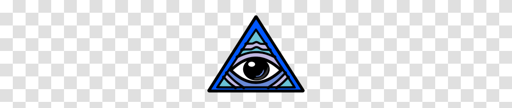 Illuminati Eye Pyramid Templar Gift Idea Present, Triangle Transparent Png