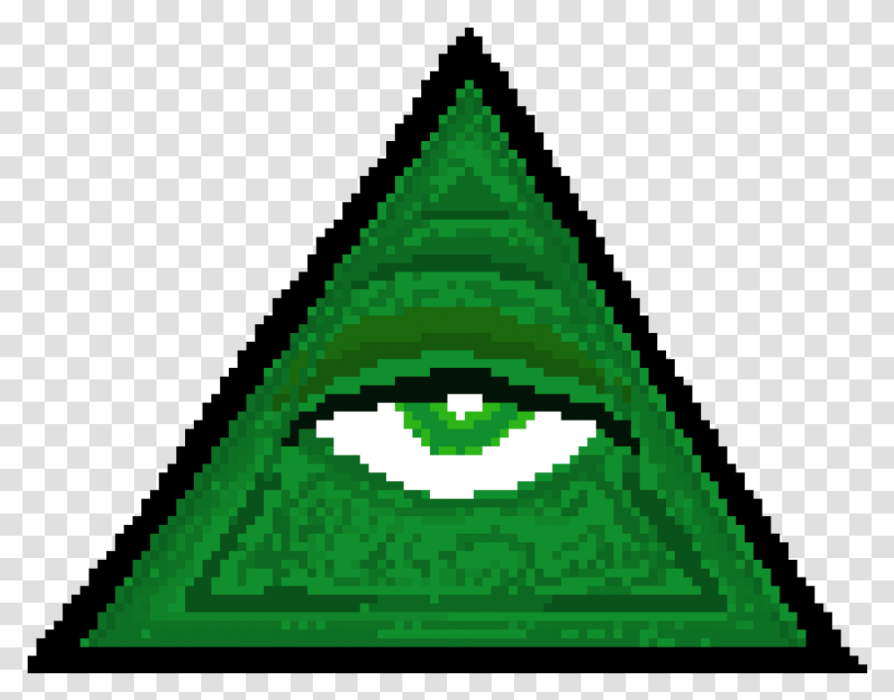 Illuminati Illuminati Illuminati Pixel, Triangle Transparent Png