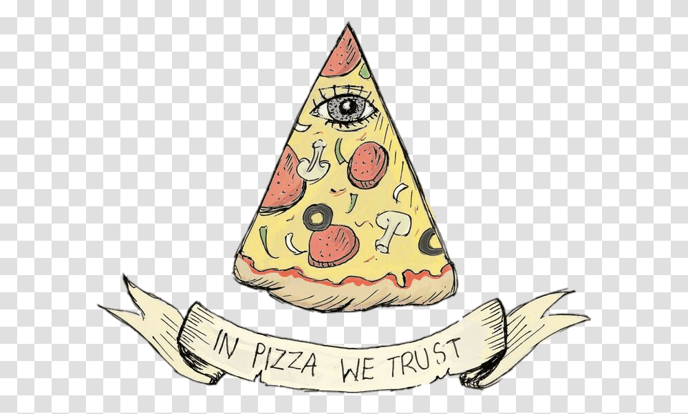 Illuminati Pizza We Trust, Apparel, Hat, Party Hat Transparent Png