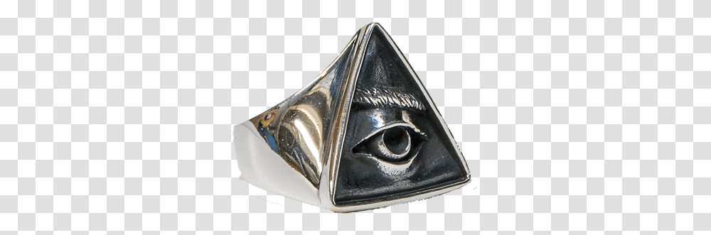 Illuminati Ring All Seeing Eye Masonic 925 Silver Metal Biker Gothic Feeanddave Ebay Triangle, Buckle, Helmet, Clothing, Logo Transparent Png