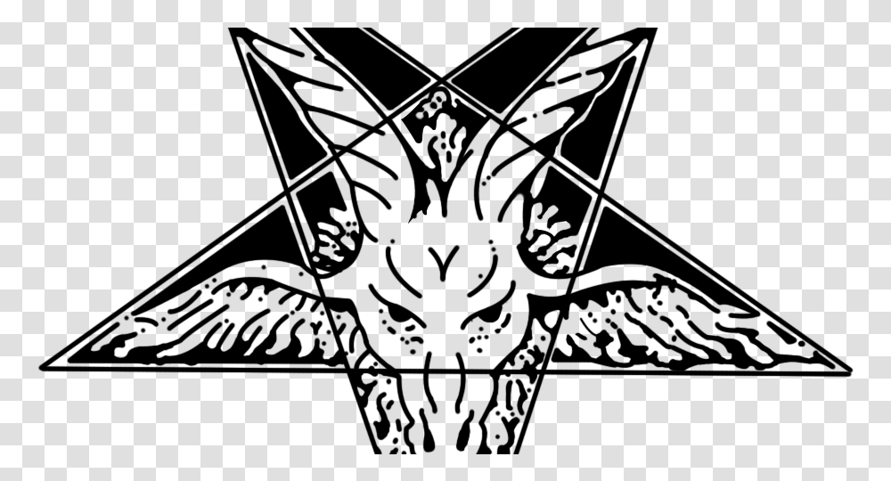 Illuminati Symbol Baphomet Pentagram Eye Of Providence Satanic Pentacle Background, Gray, World Of Warcraft Transparent Png