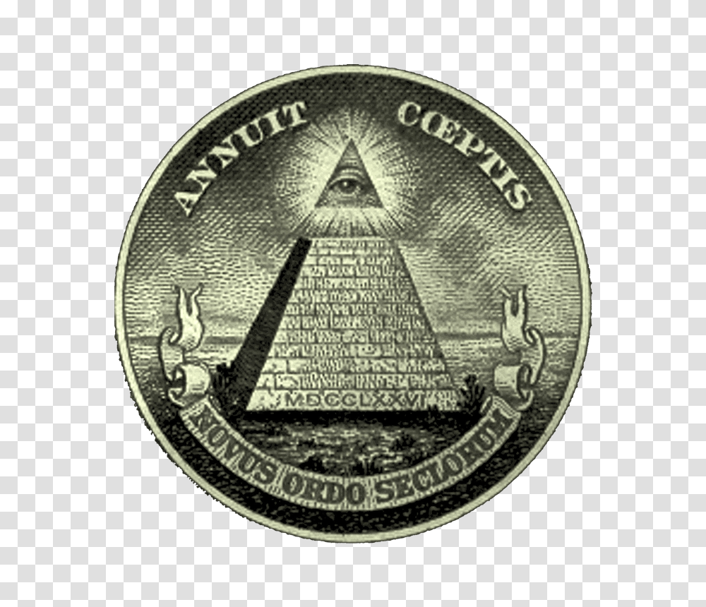 Illuminati, Money, Coin, Nickel Transparent Png