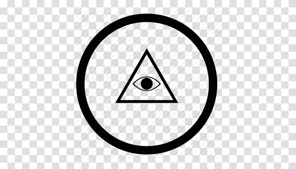 Illuminati Triangle Eye Illuminati Pyramid Round Triangle, Plectrum Transparent Png