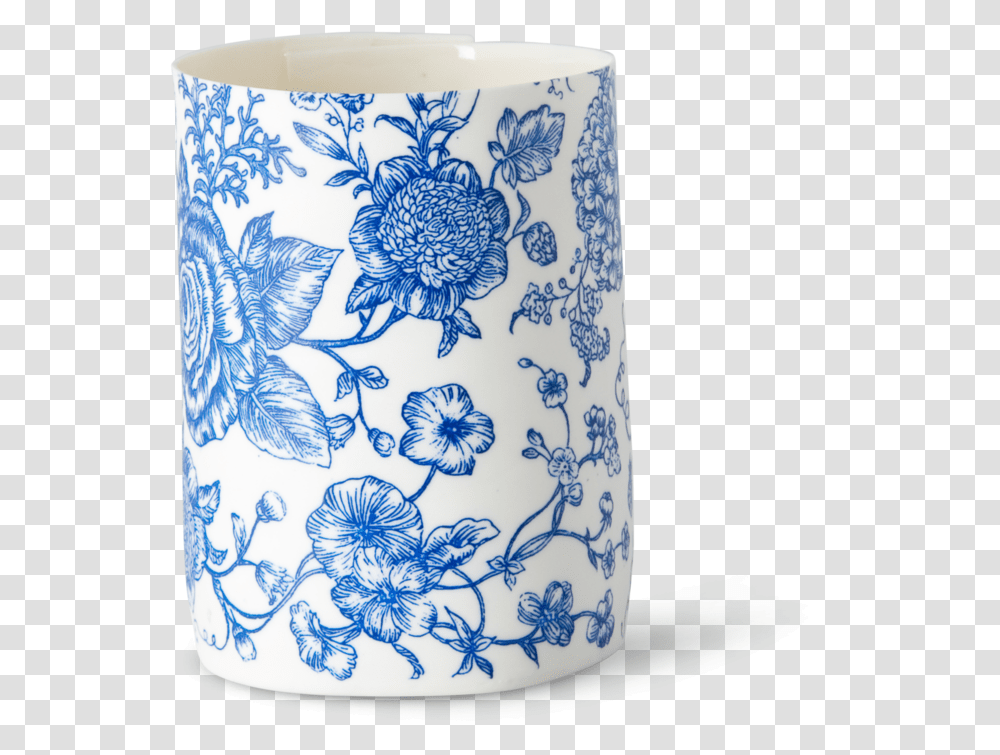 Illuminator Vase Short Rose Tattoo Blue And White Porcelain, Art, Pottery, Rug, Floral Design Transparent Png