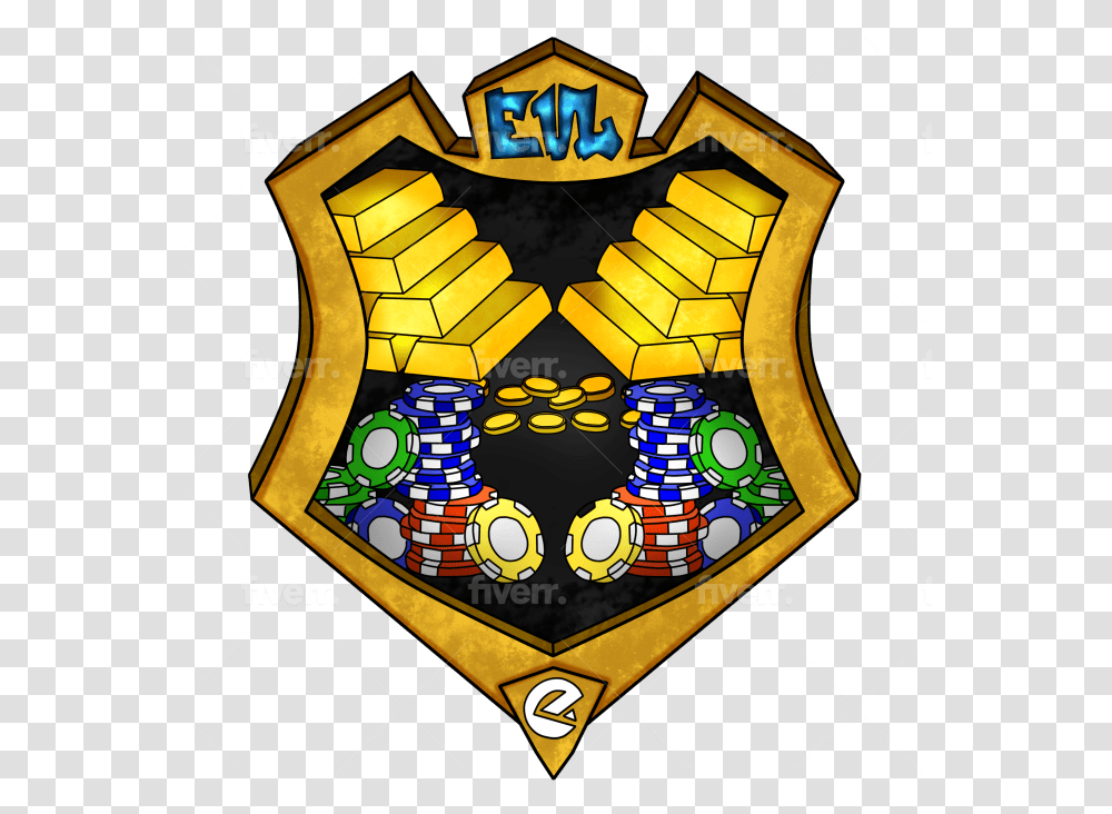 Illustrate A Minecraft Sever Logo Or Icon And Discord Art, Armor, Shield Transparent Png