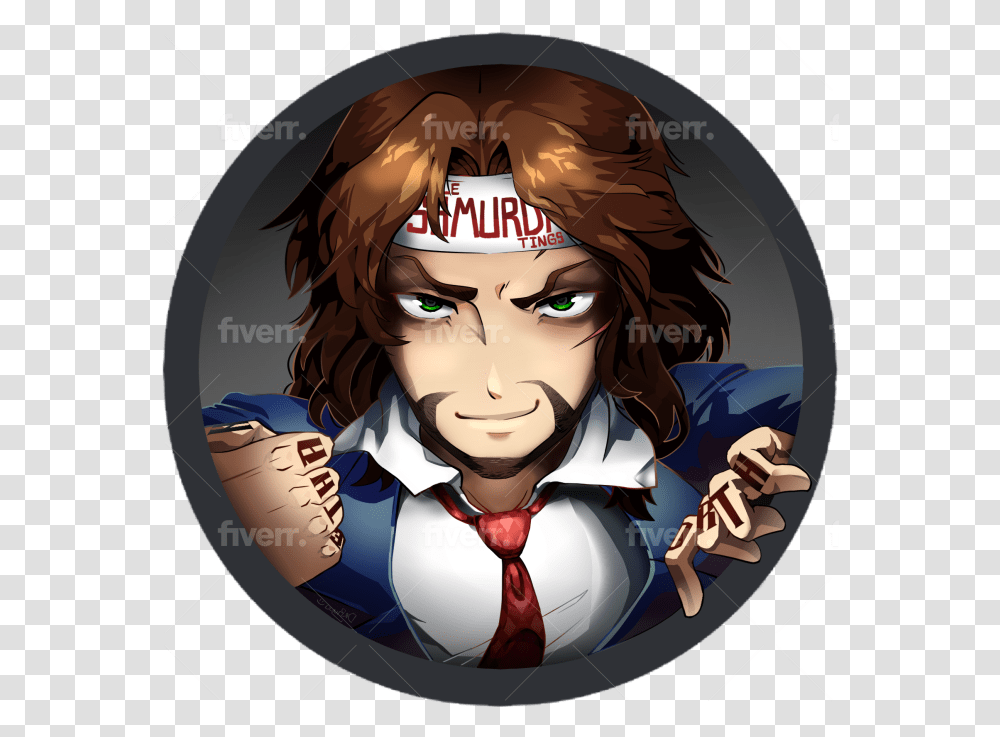 Illustrate An Anime Profile Picture Fictional Character, Face, Person, Dvd, Disk Transparent Png