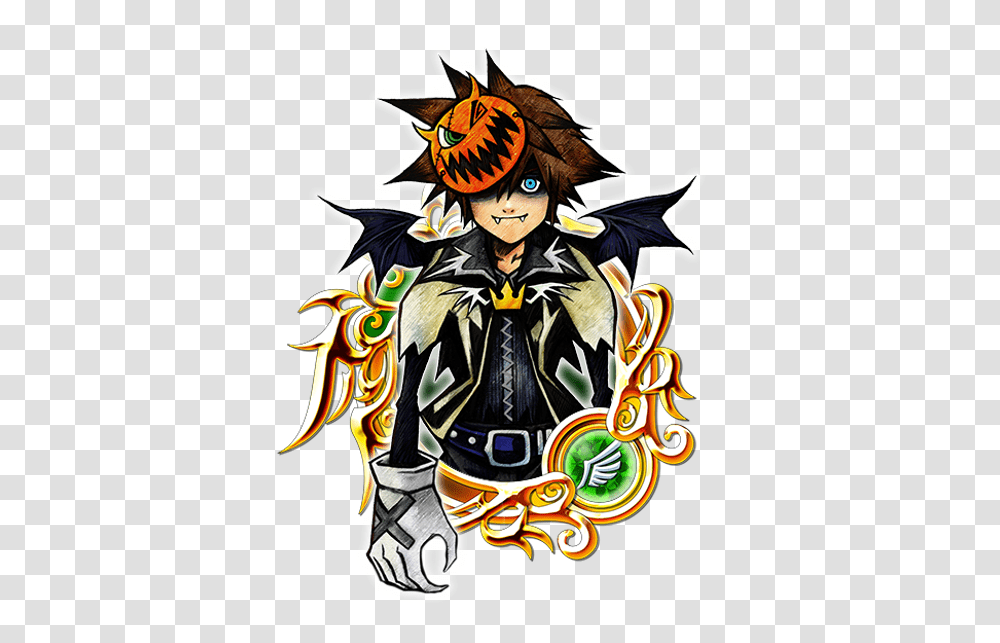 Illustrated Halloween Sora Kingdom Hearts Sora Mask, Person, Human, Pirate, Graphics Transparent Png