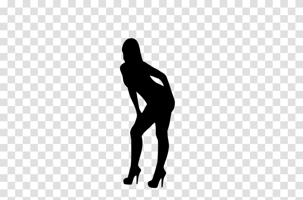 Illustrated Silhouette Of A Beautiful Woman Pv Free Images, Gray, World Of Warcraft Transparent Png