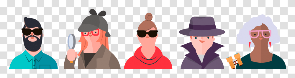 Illustration, Accessories, Person, Sunglasses, Hat Transparent Png