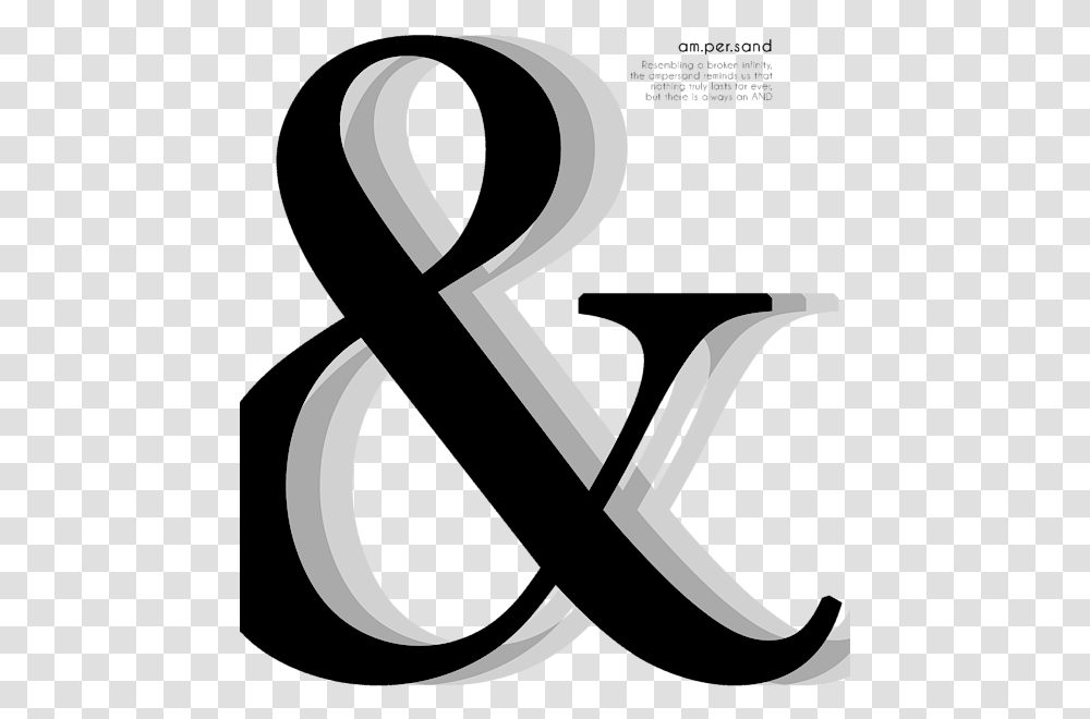 Illustration, Alphabet, Ampersand Transparent Png