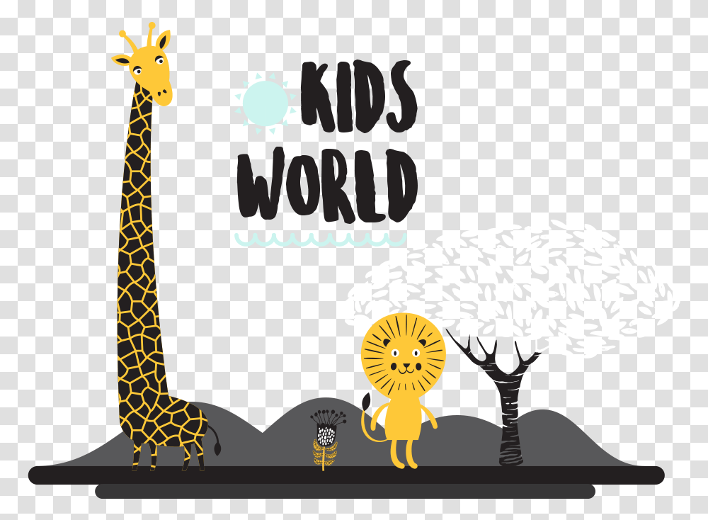 Illustration, Animal, Giraffe, Wildlife, Mammal Transparent Png