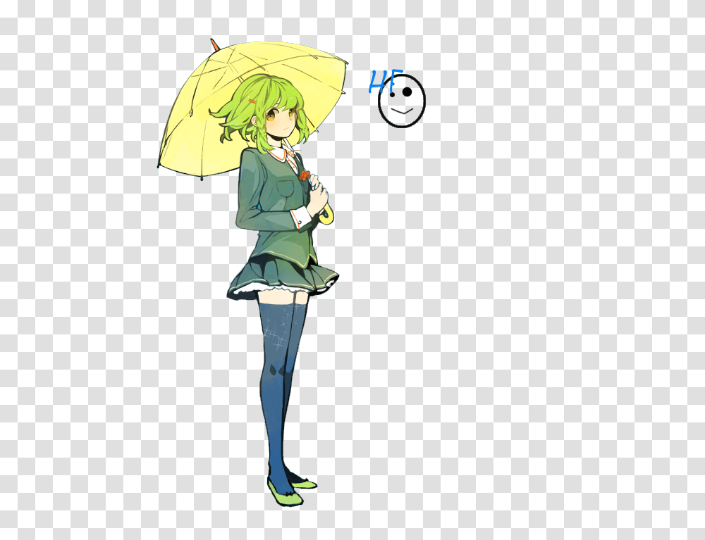 Illustration Anime Rain Render, Person, Human, Canopy, Umbrella Transparent Png