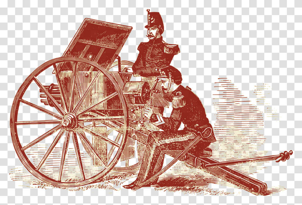 Illustration Canon De La Paix, Vehicle, Transportation, Carriage, Wagon Transparent Png