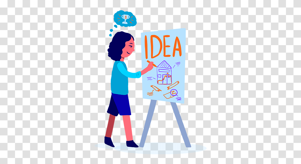 Illustration, Canvas, White Board, Person, Human Transparent Png