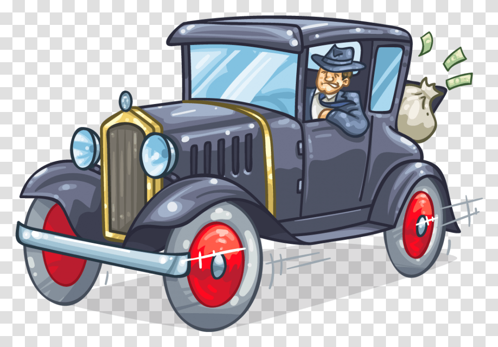 Illustration, Car, Vehicle, Transportation, Model T Transparent Png
