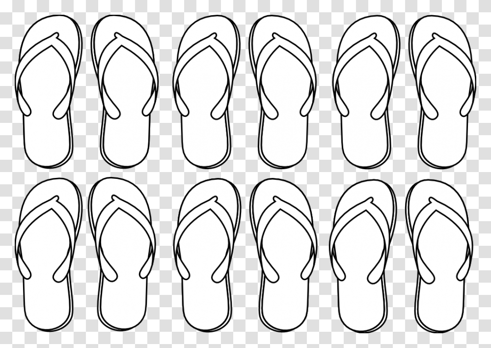 Illustration, Apparel, Footwear, Flip-Flop Transparent Png