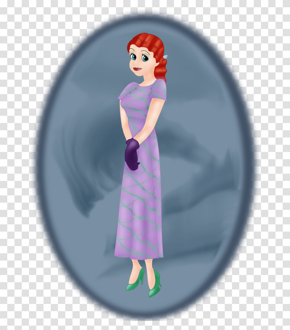 Illustration, Doll, Evening Dress, Robe Transparent Png