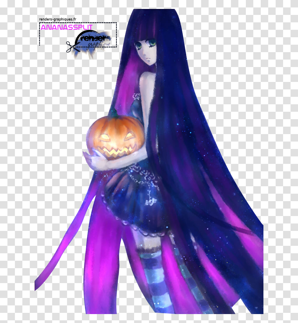 Illustration, Doll, Purple, Figurine Transparent Png