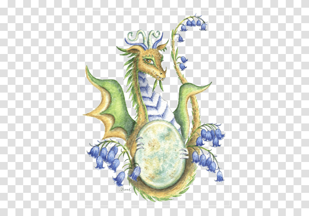 Illustration, Dragon, Painting Transparent Png